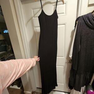 Bodycon 3X  Black Maxi Dress With attached Shapewear
